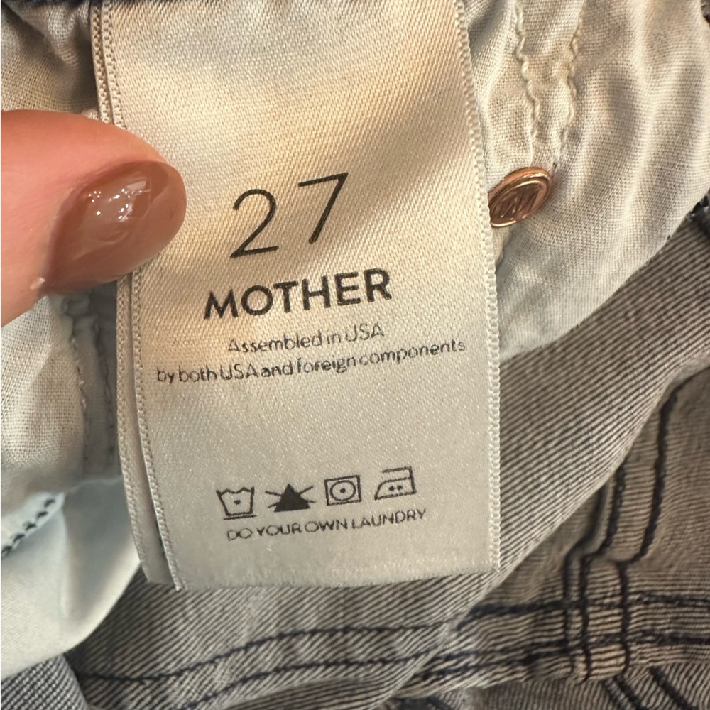 MOTHER The Looker Ankle fray jeans in Wash just like the one we used - Size 27 - Picture 5 of 5